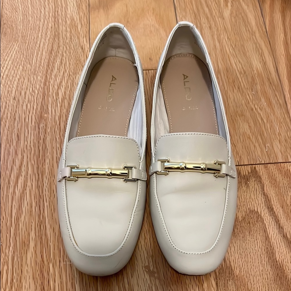 ALDO Cream Loafers for Women